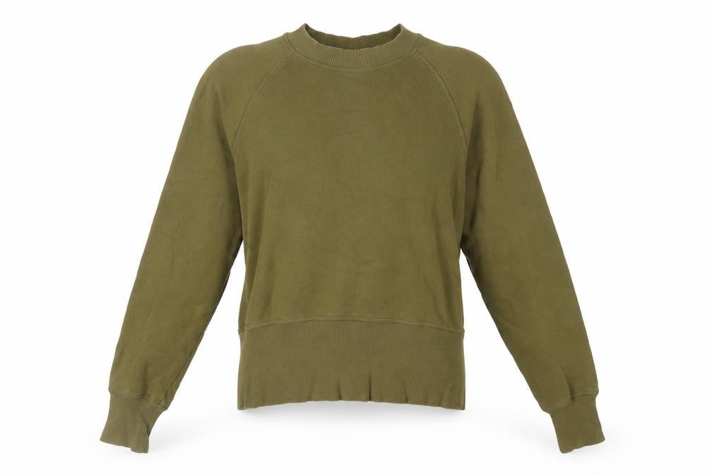 Monki Women's XS Green Pullover Sweatshirt