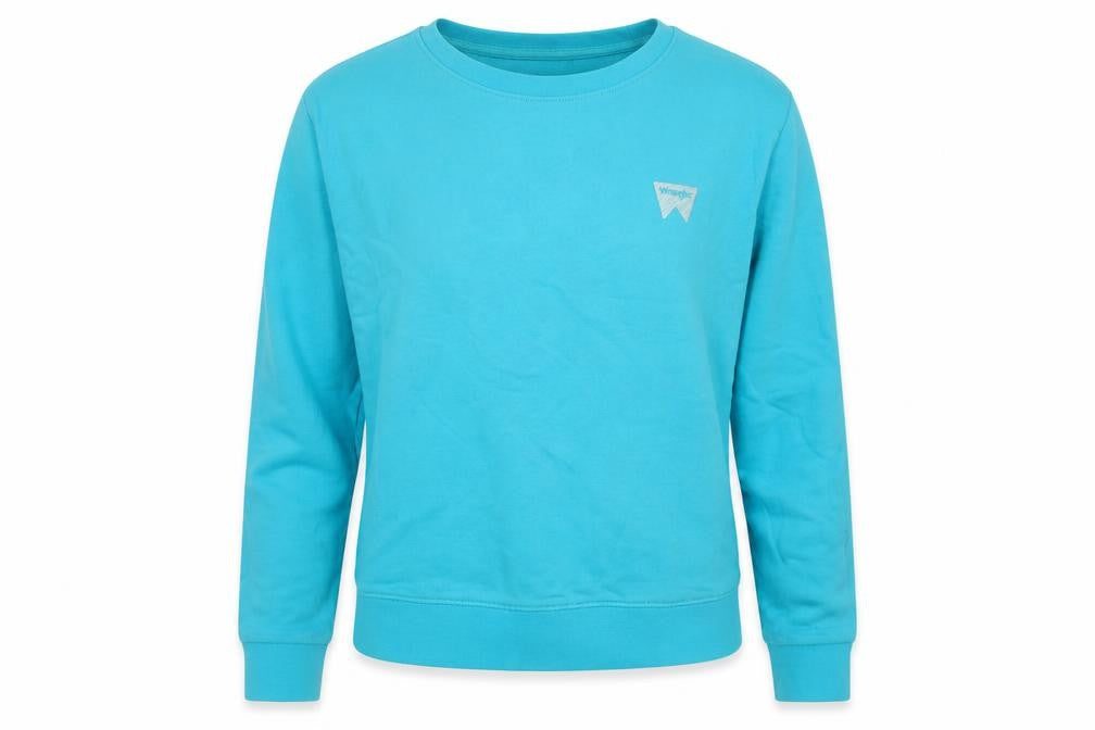 Wrangler Women’s Blue Pullover Sweatshirt, M