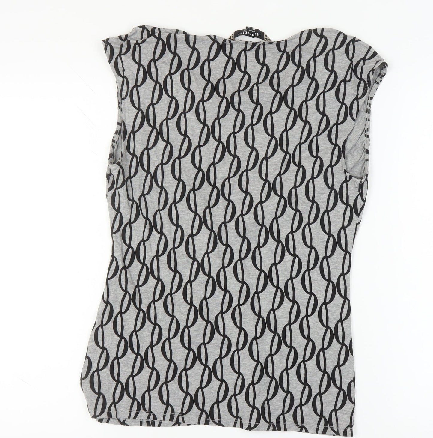 Principles Women’s Geometric Top, Size 14, Scoop Neck