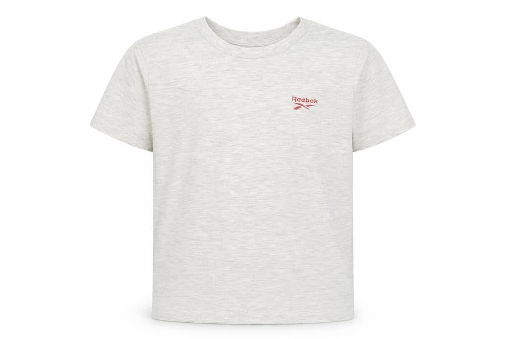 Reebok Boys Grey T-Shirt, 9-10 Years, Basic Crew Neck