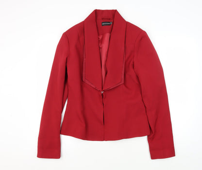 PRETTYLITTLETHING Women's Red Blazer Size 12