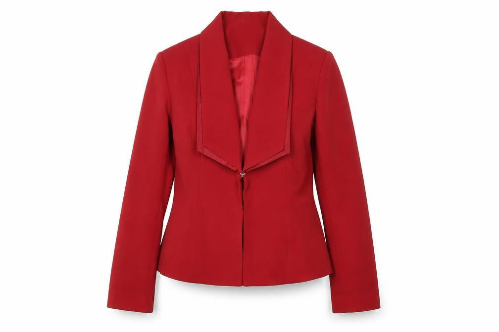 PrettyLittleThing Women's Red Blazer Size 12