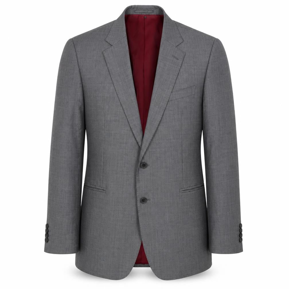 Jaeger Men's Grey Wool Blazer 42R Regular Fit