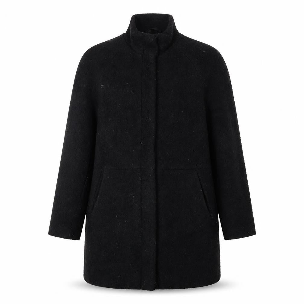 H&M Women's Black Long Coat Size 10