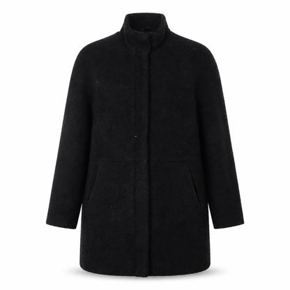 H&M Women's Black Long Coat Size 10