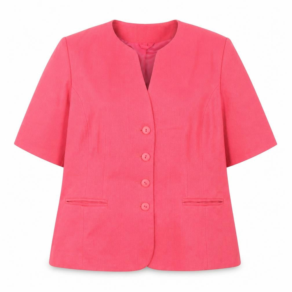 Paul Berman Women's Pink Blazer, Size 18, Regular Fit