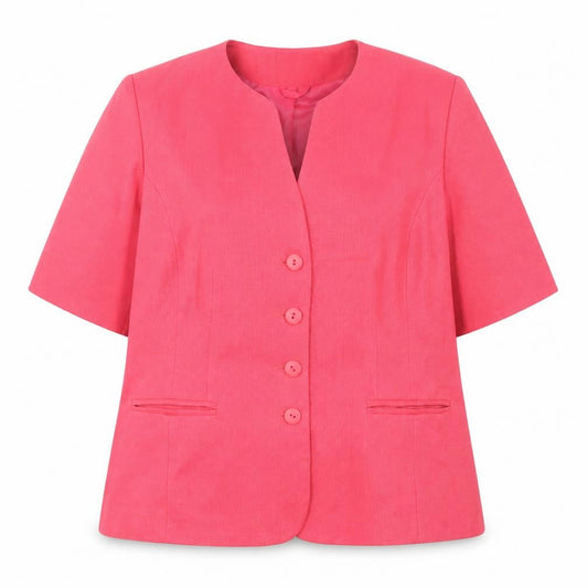 Paul Berman Women's Pink Blazer, Size 18, Regular Fit
