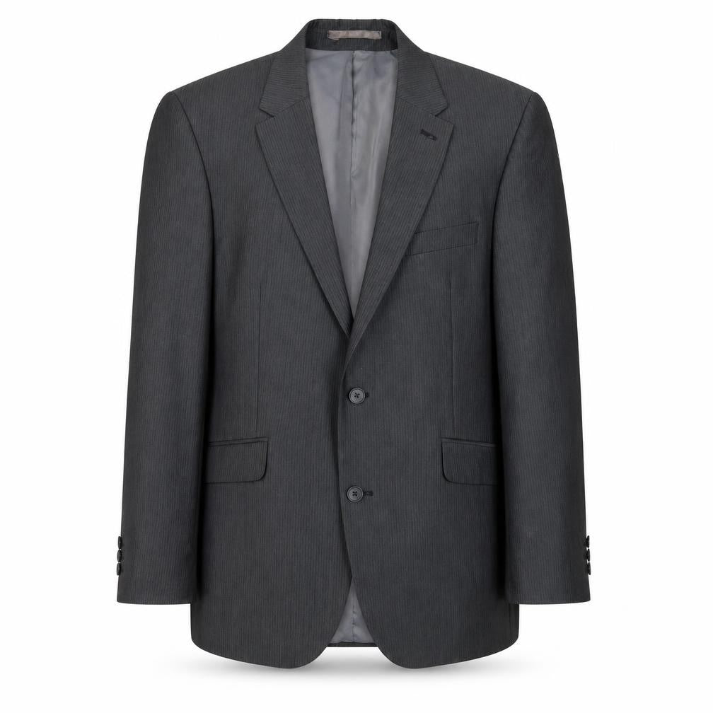 Karl Jackson Men's Grey Blazer, 40R Chest, Regular Fit