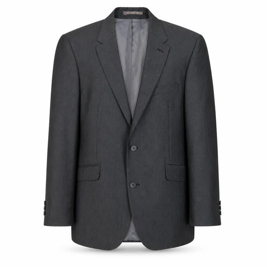 Karl Jackson Men's Grey Blazer, 40R Chest, Regular Fit