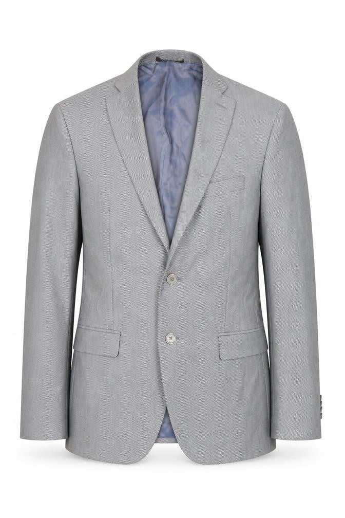 Zara Man Men's Grey Blazer 40 M Regular Fit Jacket