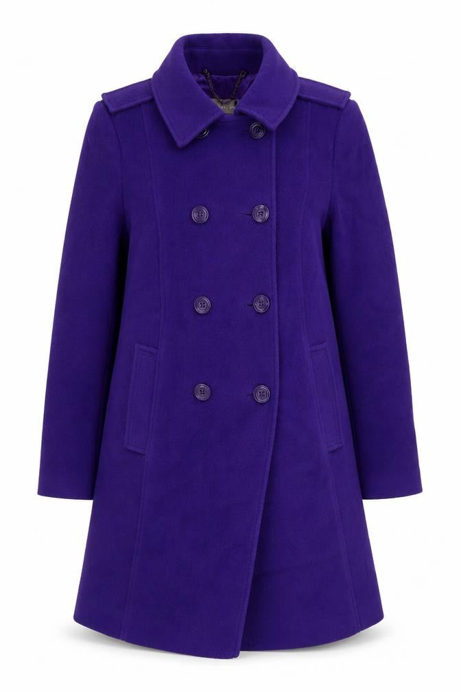 Planet Women's Purple Coat Size 14 Pea Coat