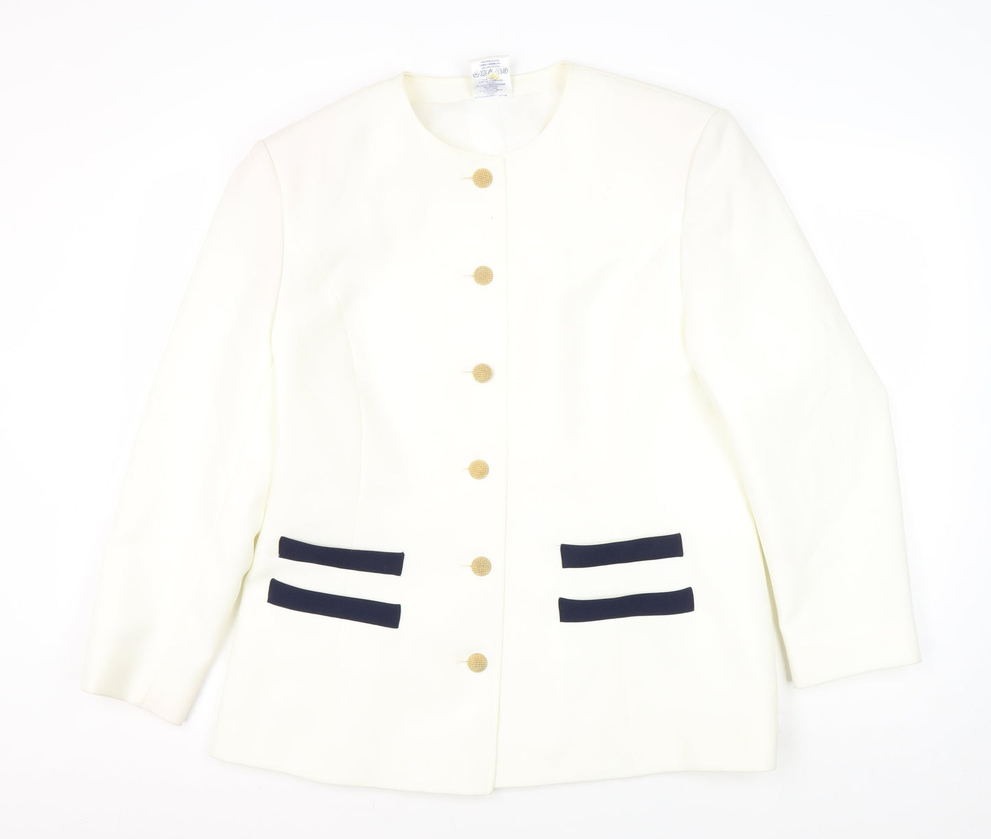 Eastex Women's Ivory Suit Jacket Size 16