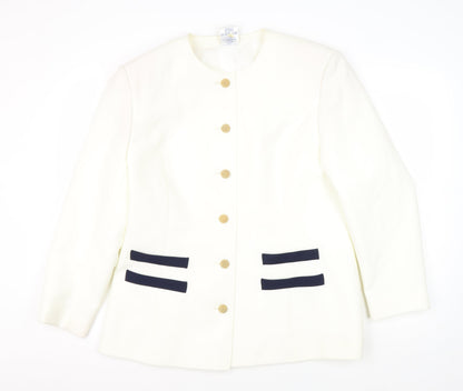 Eastex Women's Ivory Suit Jacket Size 16