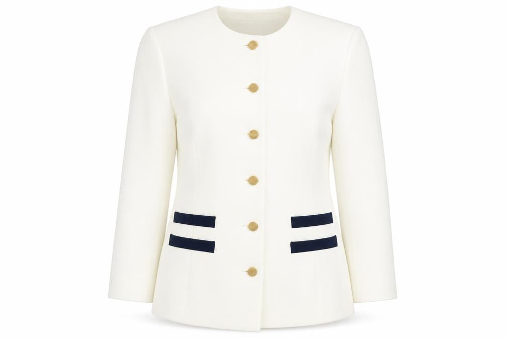 Eastex Women's Ivory Suit Jacket Size 16