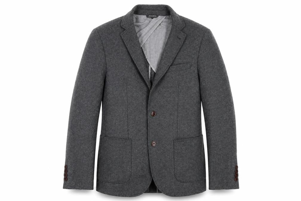 Next Men's Grey Slim Fit Blazer 36R Notch Lapel