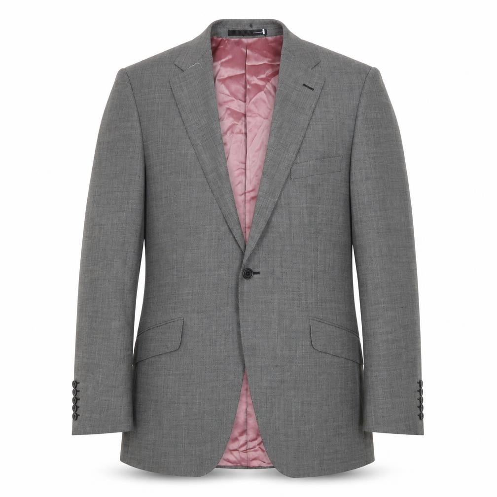 Marks & Spencer Men's Grey Wool Blazer, Size 42L