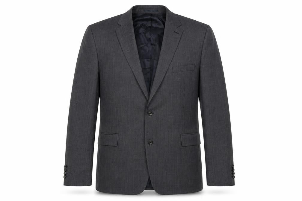 Brook Taverner Grey Wool Men's Blazer 50 Regular