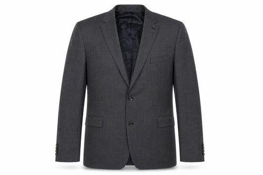 Brook Taverner Grey Wool Men's Blazer 50 Regular