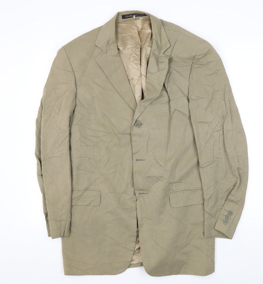 Marks & Spencer Men's Beige Regular Blazer 40R