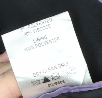 Burton Men's Grey Striped Blazer, Size 36R, Formal Wear
