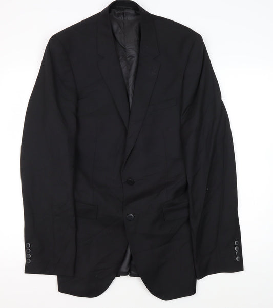 Marks and Spencer Black 40XL Men's Blazer - Classic Fit, Formal