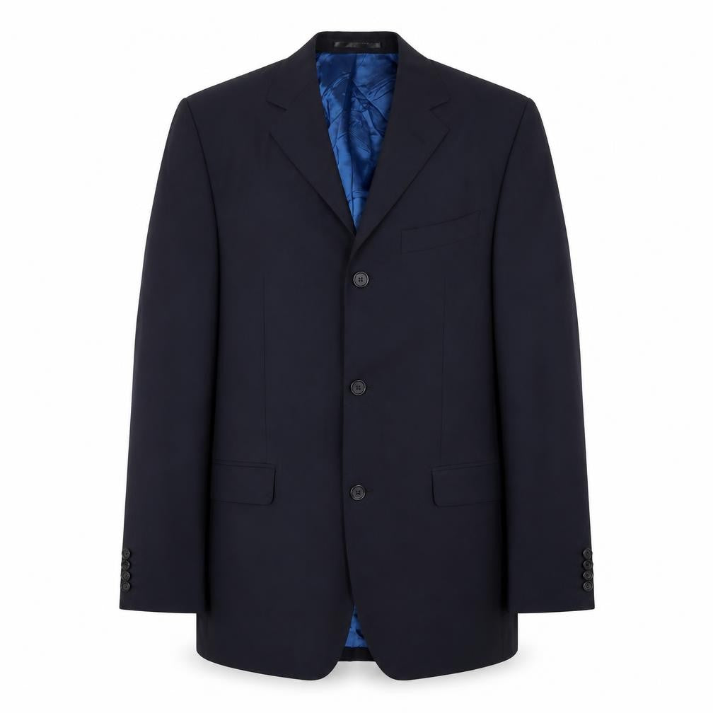 Lino Vierra Men's Blue Suit Jacket, Size 36R, Formal