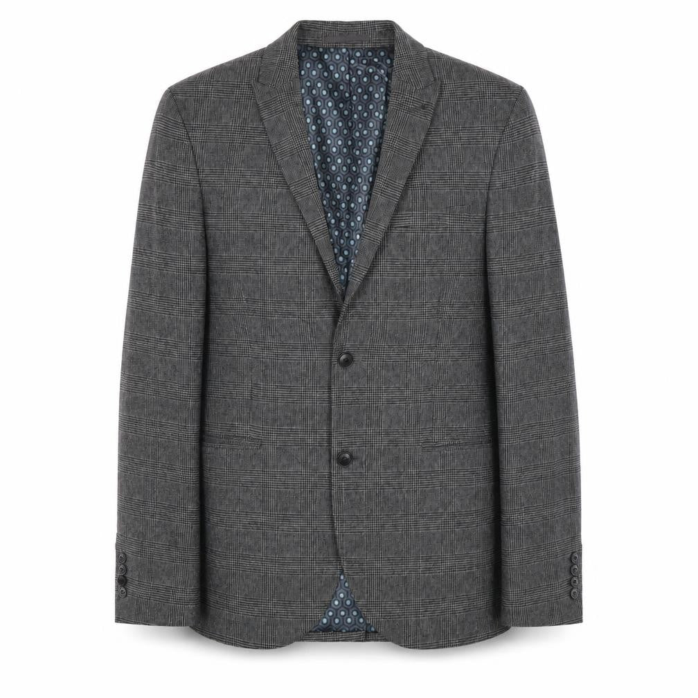 Next Men's Grey Check Blazer Size 38L