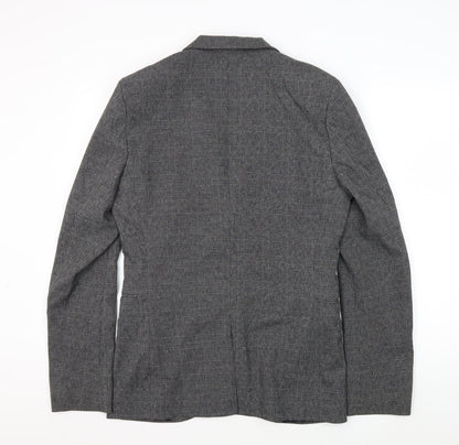 Next Men's Grey Check Blazer Size 38L