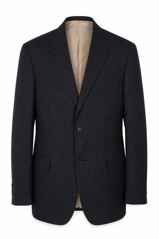 Next Men's Black Pinstripe Suit Jacket 42R