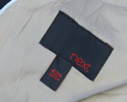 Next Men's Black Pinstripe Suit Jacket 42R