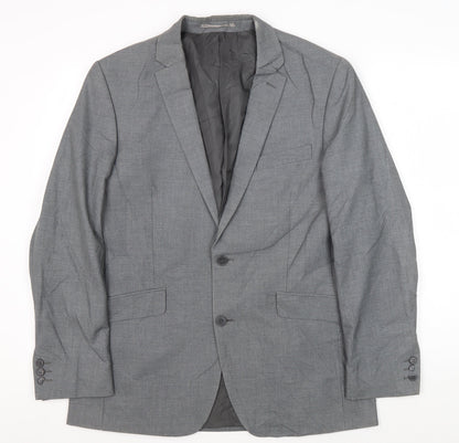 Occasions Men's Grey Blazer, Size 40 Regular Fit
