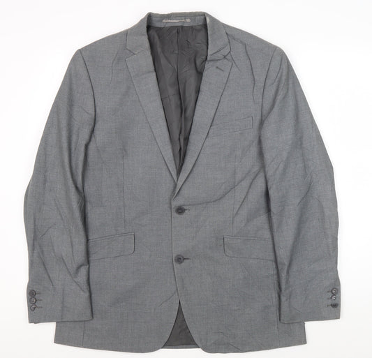 Occasions Men's Grey Blazer, Size 40 Regular Fit
