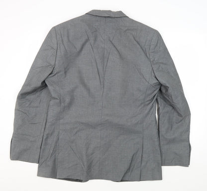 Occasions Men's Grey Blazer, Size 40 Regular Fit