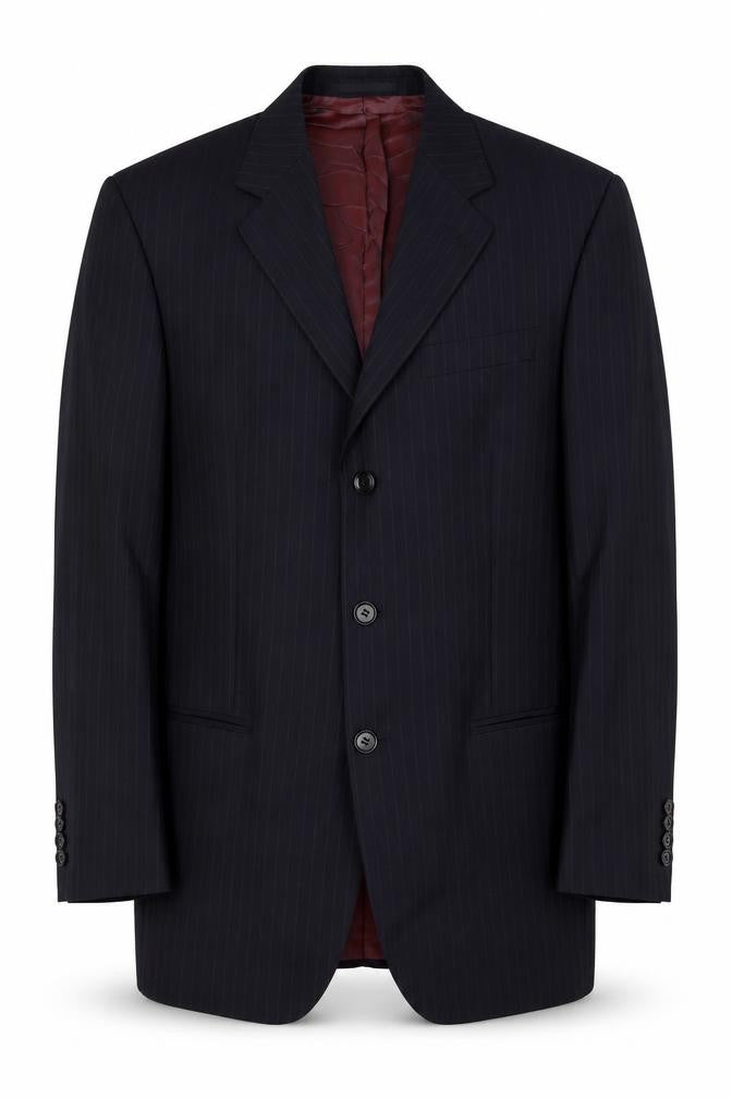 Austin Reed Men's Blue Striped Blazer 38 Regular