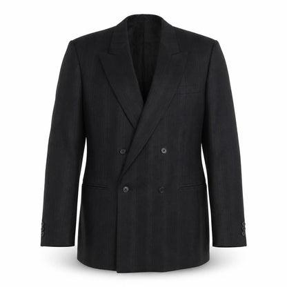 Anthony Loretto Men's Black 42R Peak Lapel Blazer