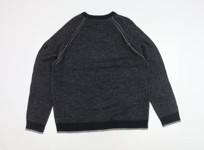 Dissident Men's Black XL Pullover Jumper