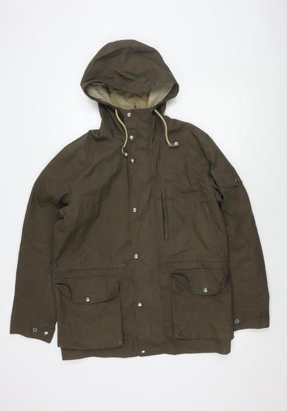 H&M Womens Green Parka Jacket M Casual Outdoor