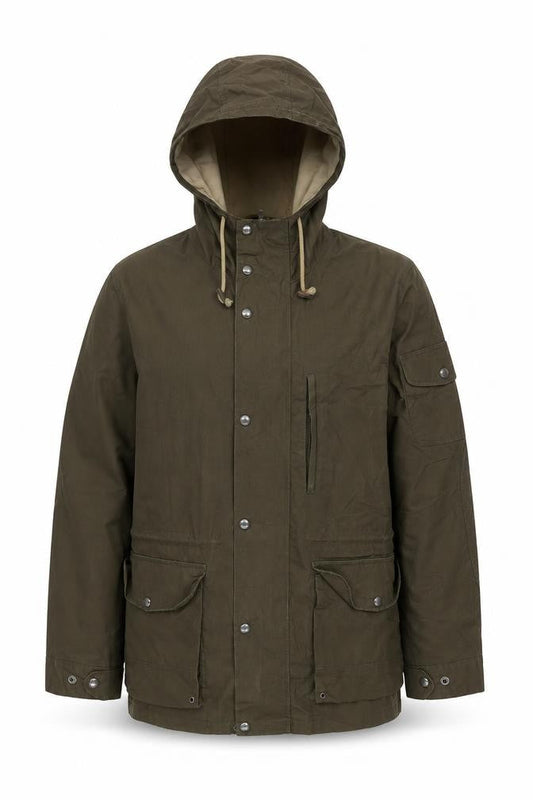H&M Womens Green Parka Jacket M Casual Outdoor