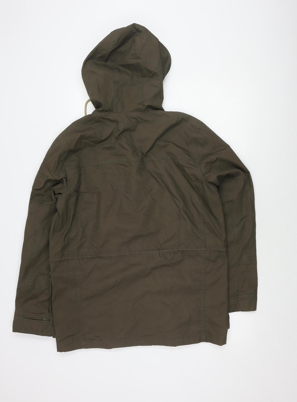 H&M Womens Green Parka Jacket M Casual Outdoor