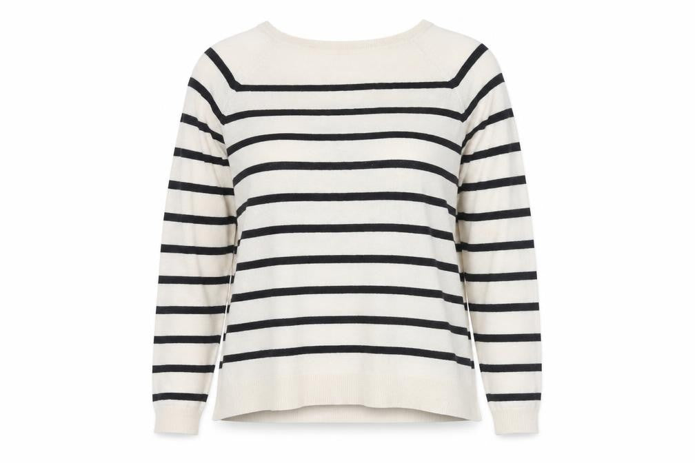 Zara Women's Multicoloured Striped Jumper M