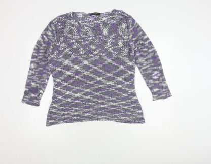 Just Elegance Women's Multicoloured Pullover Jumper L