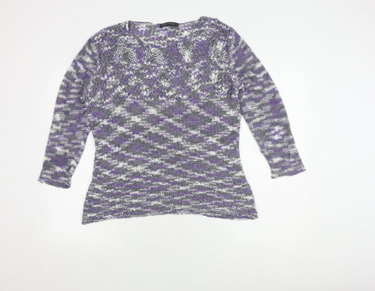 Just Elegance Women's Multicoloured Pullover Jumper L