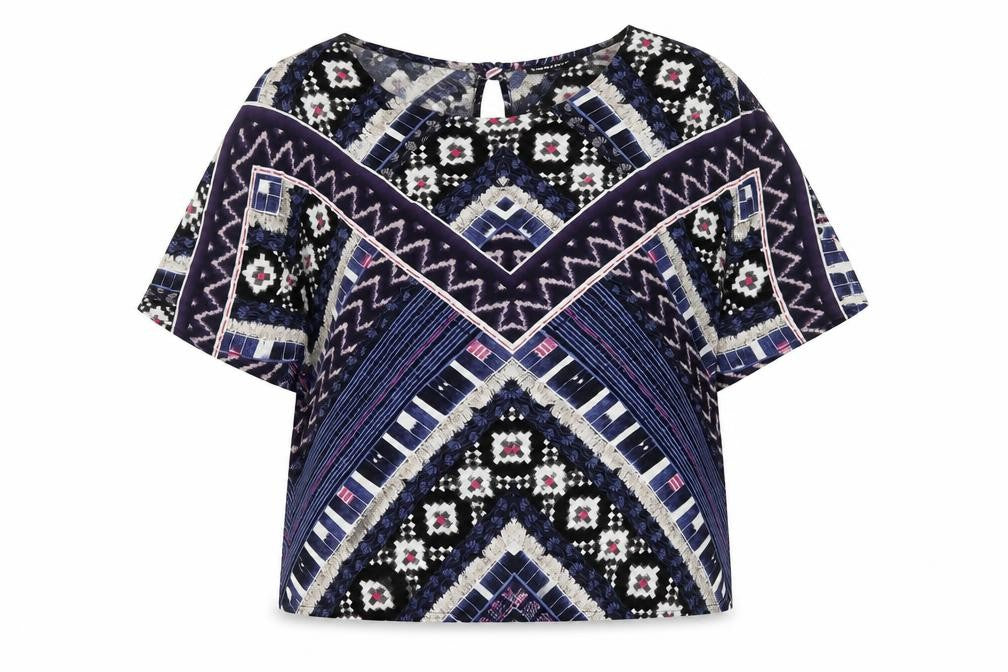 Warehouse Women's Multicoloured Top Size 14