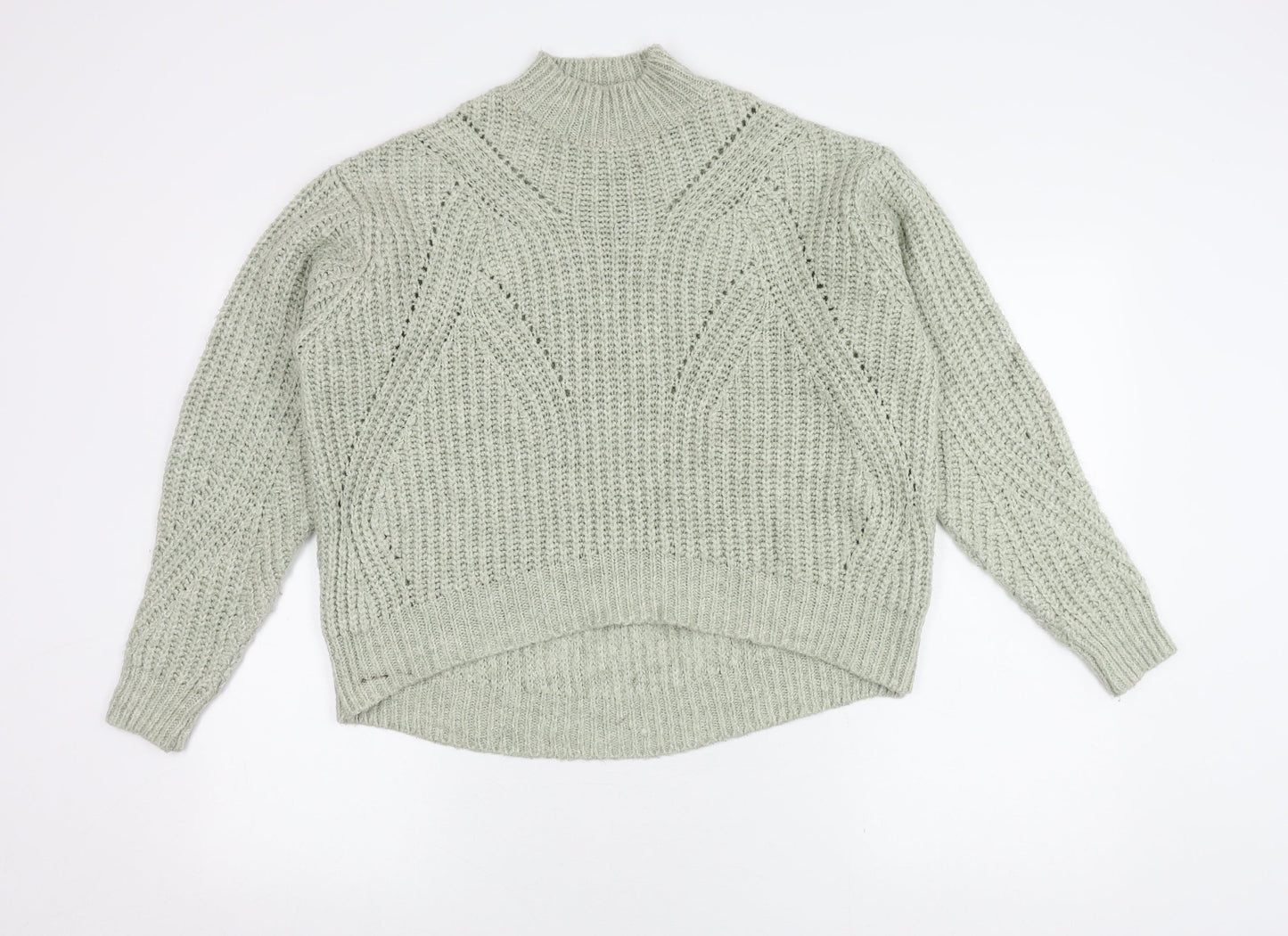 Next Women's Ivory High Neck Chunky Pullover Jumper - S