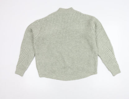 Next Women's Ivory High Neck Chunky Pullover Jumper - S