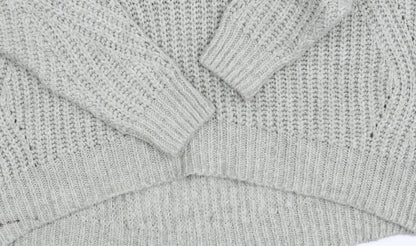 Next Women's Ivory High Neck Chunky Pullover Jumper - S