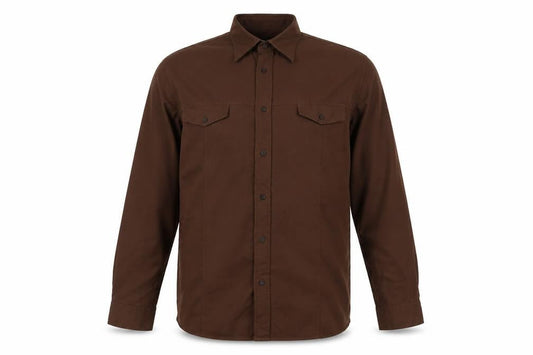 Peter Werth Men's Brown Long Sleeve Shirt Size 4