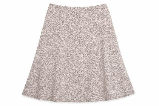 Eastex Women's Beige Geometric A-Line Skirt Size 16