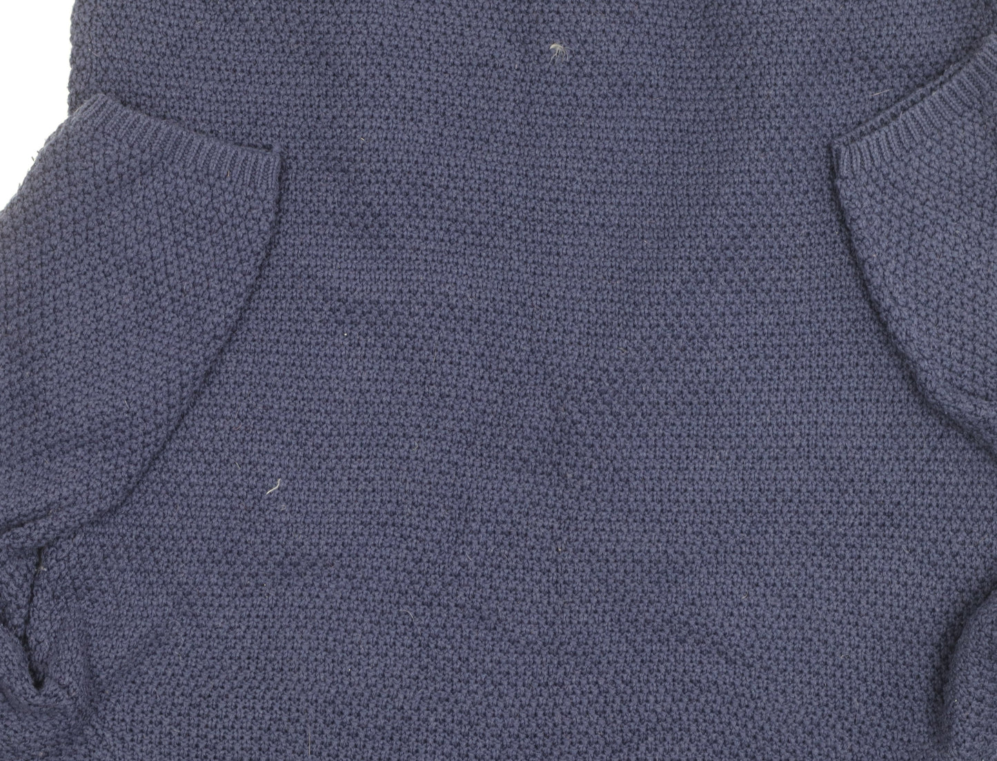 Damart Women's Blue Cable-Knit Cotton Jumper, Size 10