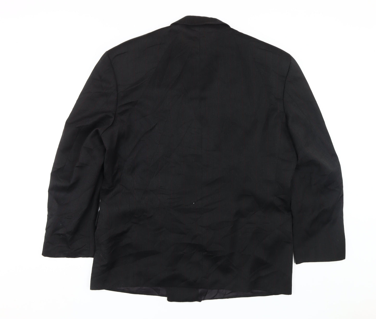 Burton Men's Black Double-Breasted Blazer, Size 42 Short